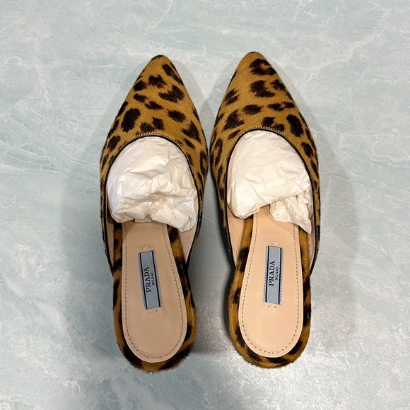 Prada Mules in Leopard Print - Picture 5 of 15